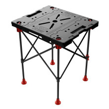 Versatile Folding Workbench: Mobile Saw Table & Portable Picnic Station for Woodworking & Outdoor Projects