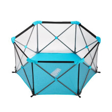 Versatile 6-Panel Portable Baby Play Yard for Indoor & Outdoor Use