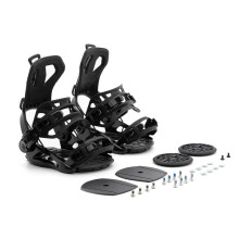Quick Strap Snowboard Bindings - Support for Sizes S, M, L