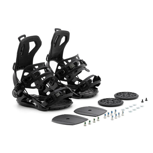 Quick Strap Snowboard Bindings -  Support for Sizes S, M, L