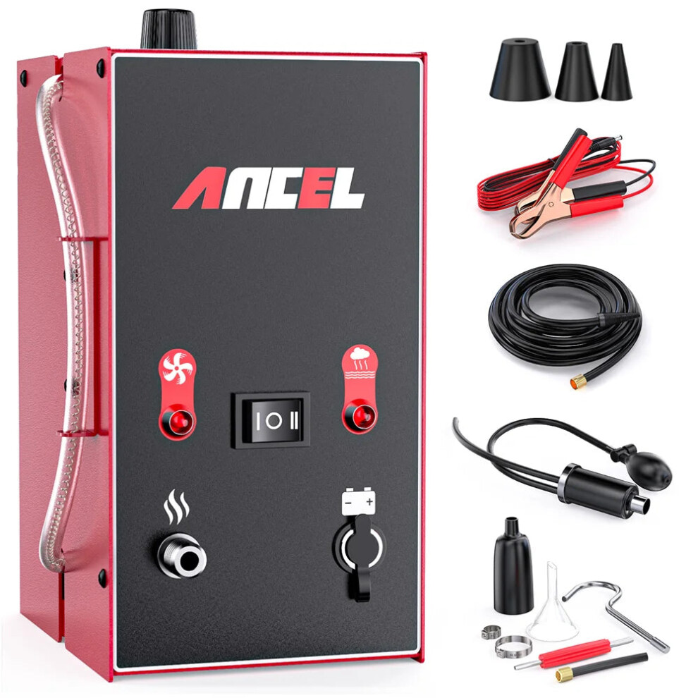 Ancel S160 Automotive Smoke Machine - Built-In Air Pump Evap Vacuum Diagnostic Tester For Pipe Leak Detection 7445042887869
