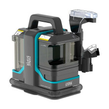 15kPa Portable Wet & Dry Vacuum Cleaner with Double Brush Head for Sofa & Carpet Stain Removal