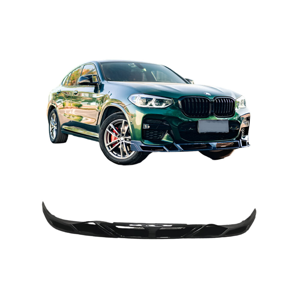 Premium Abs Bright Front Lip Splitter Diffuser Protector For Bmw X3/X4 G01/G02/G08 (2020-2022) Black 711181228328