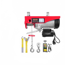 Heavy-Duty 1000kg Electric Hoist Winch with Wired Remote Control for Boats, Cars, Garages, and Elevators