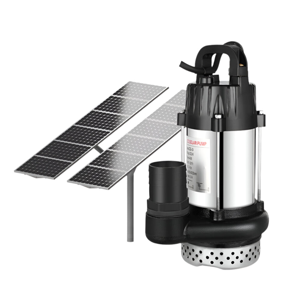 Dc24v 400W Solar Submersible Pump - 8 Tons/Hour Flow, Stainless Steel Brushless Design, 15M Max Head 313019042061