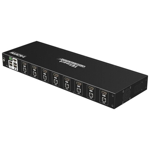 Ultra HD 4K 8-Port KVM Switch with RS232 Support