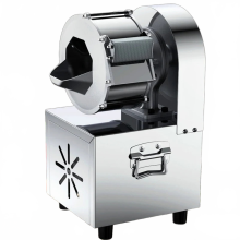 Commercial Stainless Steel Electric Vegetable Slicer & Cutter - Multi-Function Machine for Potatoes, Carrots, Beans - 220V/110V