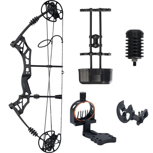 Adjustable 35-70lbs Right Hand Compound Bow for Professional Outdoor Hunting & Shooting