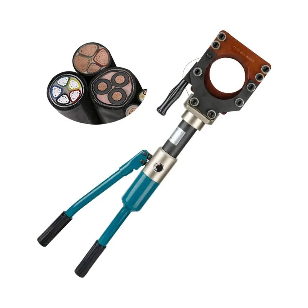 Heavy Duty Hydraulic Cable Cutter For Copper & Aluminum Armored Cables - 7T, 8T, 10T Capacity 7445023466472