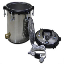 18L Portable High-Pressure Steam Sterilization Cylinder Pot with Run Dry Protection - Medical Sterilizing Pan Pot