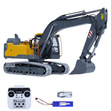 RTR EC160E 1:14 RC Assembled Painted Metal Electric Excavator - Double E E010 Remote Control Digger Toy Model TH23137