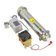 100g/h Adjustable Water-Cooled Ozone Generator Kit - Portable Commercial & Industrial Use for Swimming Pools, CE/FCC/RoHS Certified