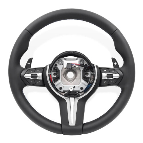 Premium M Steering Wheel Assembly for BMW Models: E90, E91, E92, E93, E70, E71, E72, E53, E89, E86, E84, E83, E81, E87, E82, E88, E46, E60, E38, E39