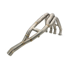 High-Performance Titanium Alloy Exhaust Front Section for BMW S1000RR (2019-2023) - Motorcycle Elbow Tube System