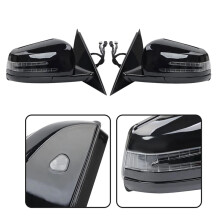 Mercedes Benz W204 Electric Rearview Mirror Assembly - Fits C180, C200, C250, C300, AMG (2001-2014) - Side Door Mirror Replacement (1 Pair)