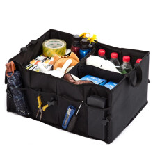 Collapsible Multipurpose Car Trunk Organizer - Foldable Nylon Storage Container for SUVs, Trucks & Autos