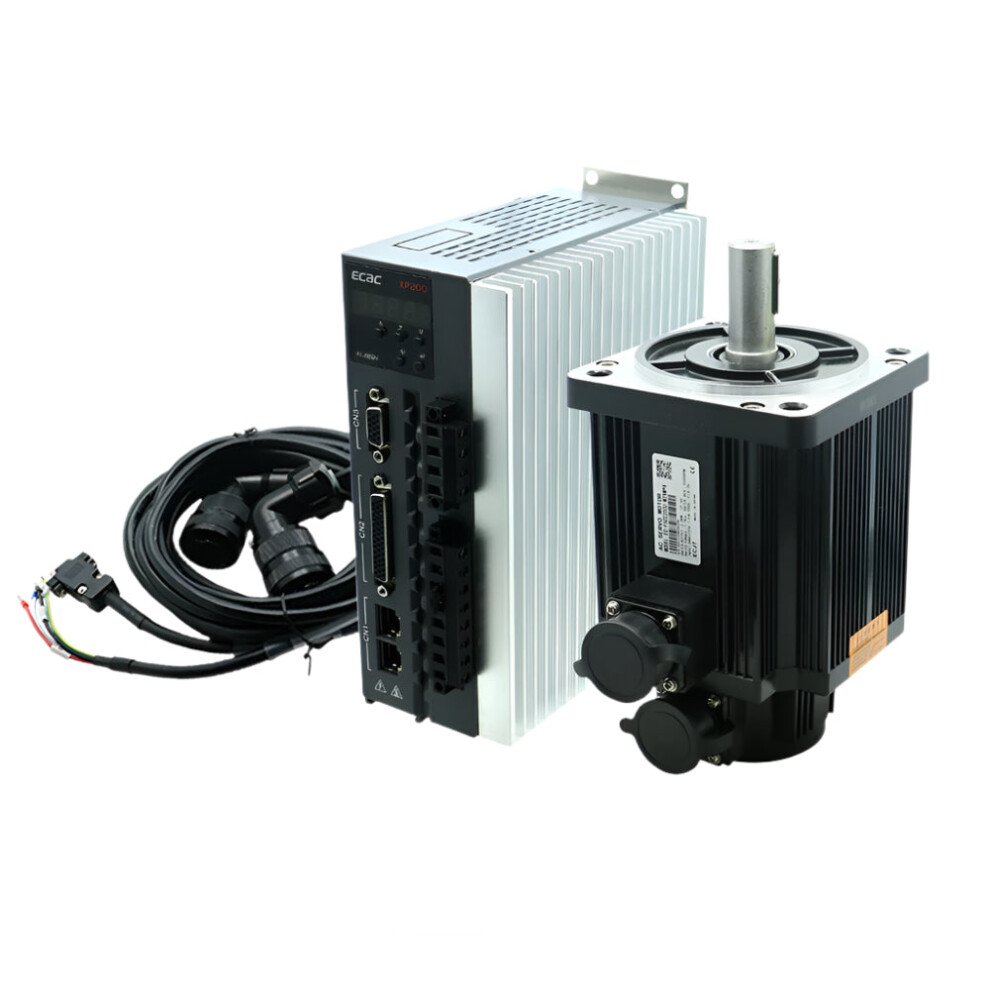 High-Performance 2Kw Servo Motor With 2500-2800 Rpm, 7.7Nm Torque, Ac220v, 130Mm Flange, Rs485 Compatibility, And 3M Cables For Cnc Routers 313033220216