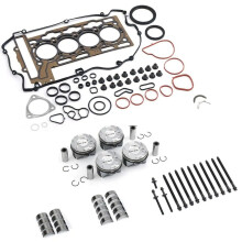 Premium Auto Engine Overhaul Kit for BMW 118i F20/F30 & Mini Cooper S R55/R56/R60 - Includes N13/N18 Pistons & Rings (11:1 Compression)