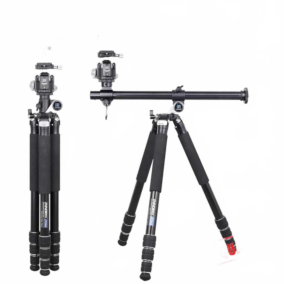 Innorel Ht284a Aluminum Alloy Camera Tripod With Professional Horizontal Design, Center Column, And 20Kg Load Capacity For Dslr And Camcorder 313087383301