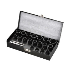 27mm Twist Socket Set for Worn Nut Removal - 6 Piece Kit