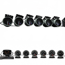 DEFI Advance A1 Link System Daisy Chain Auto Gauge Set - 6 Precision Gauges: Volt, Water Temp, Oil Temp, Oil Pressure, Tachometer RPM, Turbo Boost