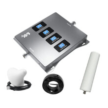 Quad Band Mobile Signal Booster: Amplify 800/900/1800/2100 MHz Signals for Enhanced Connectivity