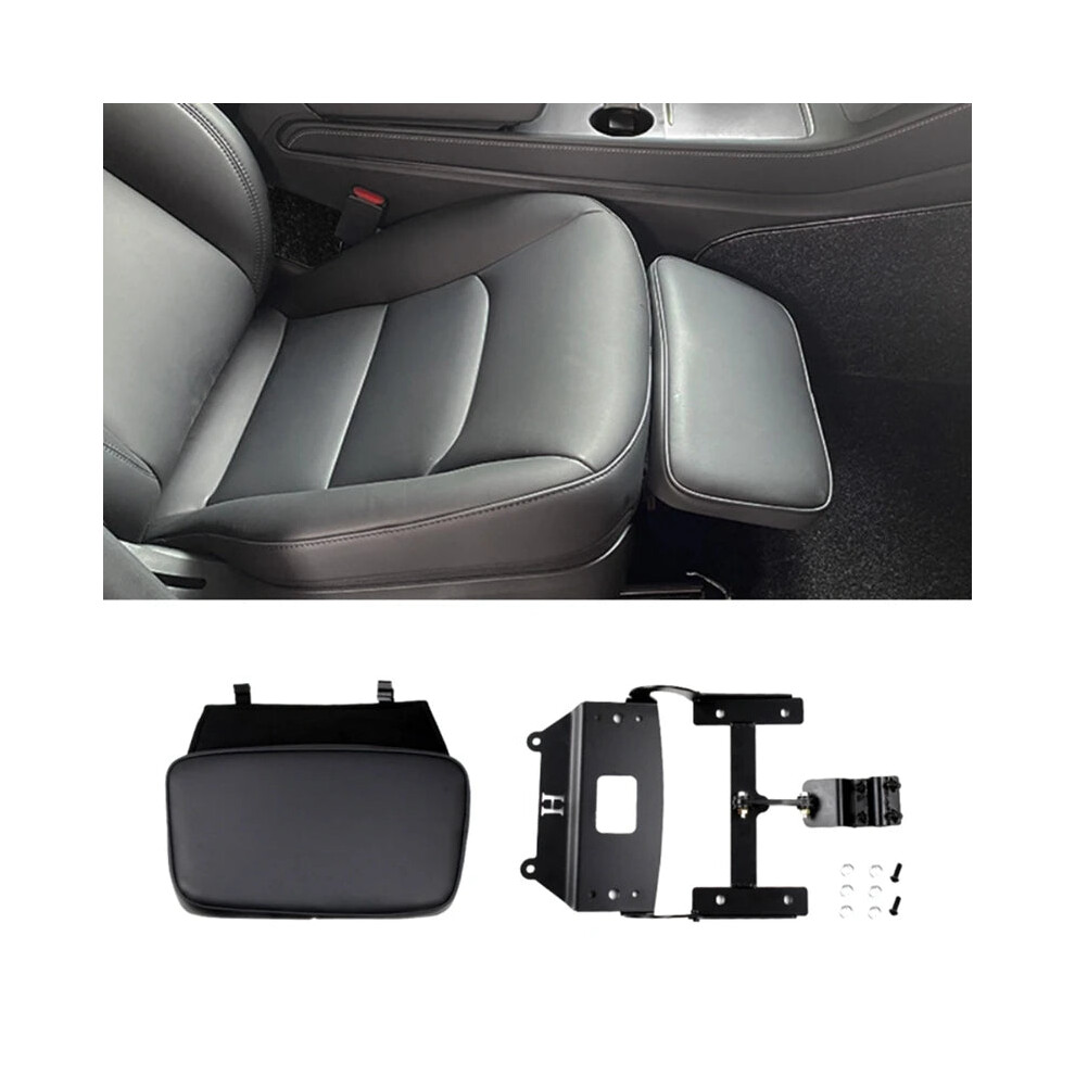 Tesla Model Y Co-Pilot Electric Leg Rest Tray - Pu Rest Pallet (2017-2022) Black 7445056727755