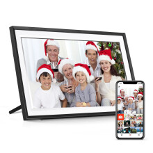 Andoer 15.6 WiFi Digital Photo Frame - 16GB Cloud Frame with 1920x1080 TFT Touchscreen & App Control, Includes Backside Stand - Perfect for Christmas