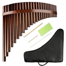 Handcrafted Bamboo Pan Flute - 25 Pipes, C Key, Premium Traditional Chinese Woodwind Instrument