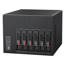 iKuaiOS 6-Bay NAS N100: Versatile Storage Solution for Home & Business with FreeNAS, TrueNAS, Proxmox Support - Expandable PCIe x1, Compatible with 2