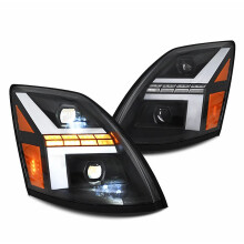 DK Motion LED Headlights with Dynamic Start Animation for Volvo VNL/VNM (2004-2018) & VNX (2015-2018)