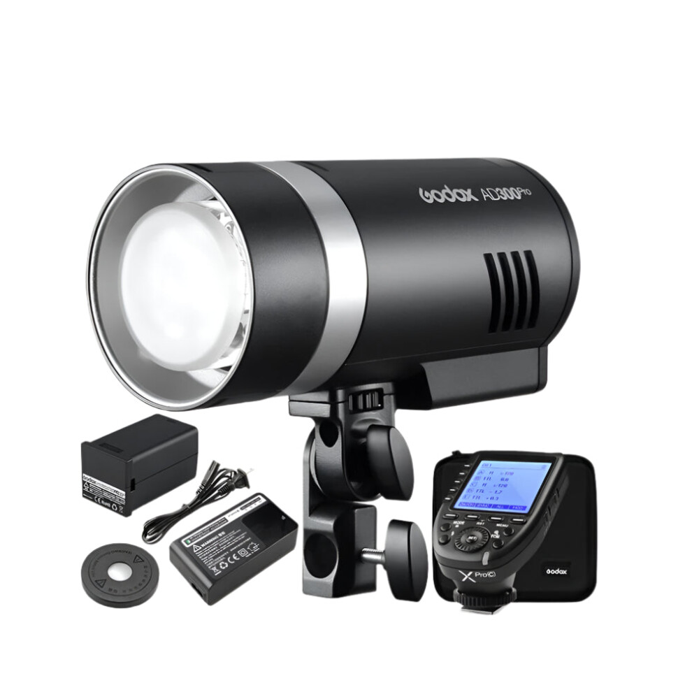 Godox Ad300pro 300W Outdoor Flash With Built-In Battery & Ttl Hss For Canon, Nikon, Sony, Fuji, Olympus - 2.4G Wireless & Godox Mount Compatibl Light 313104385318