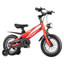 Skig Magnesium Alloy Bicycle for Girls Ages 3-6 with Auxiliary Wheels and Built-in Light - Perfect for Camping Adventures