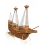 1:48 Scale Solid Wood Mayflower Ship Model Kit - Complete Rib Frame Sailboat Building Set 1