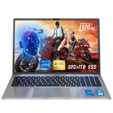 Ninkear N16 Pro 16 Gaming Laptop - 13th Gen Intel i7-13620H, 32GB DDR4, 1TB SSD, 2.5K IPS 120Hz, Face Unlock, WiFi 6