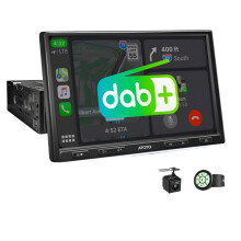 ATOTO F7G110XED 10 Single 1-DIN Car Stereo with DAB, GPS Navigation, Bluetooth, Apple CarPlay & Android Auto