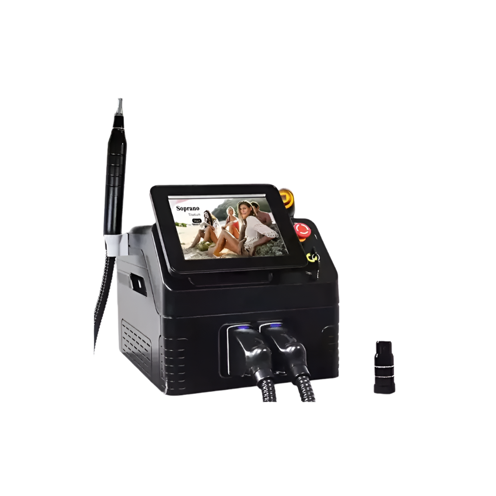 High-Power 3500W Portable 808 Diode Laser for Salon Use: 2-in-1 Picosecond Tattoo & Hair Removal Machine
