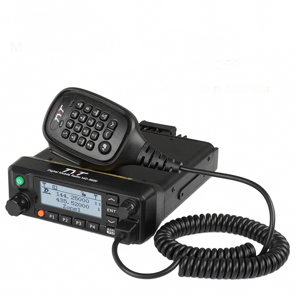 Tyt Md-9600 Plus Gps Aes 256 Dual Band Dmr Mobile Radio - High Power 50/45/25W Car & Truck Transceiver For Amateur Radio (136-174Mhz, 400-480Mhz) 7445008957971