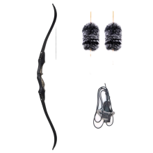 Premium ILF 50lbs Takedown Recurve Bow with 19 Laminated Riser & Shock Absorbing Bowstring - Perfect Gift for Archery Enthusiasts