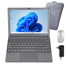 Affordable 10-Inch Kids Laptop with N4020 CPU, 8GB RAM, 128GB SSD - Portable Mini Computer