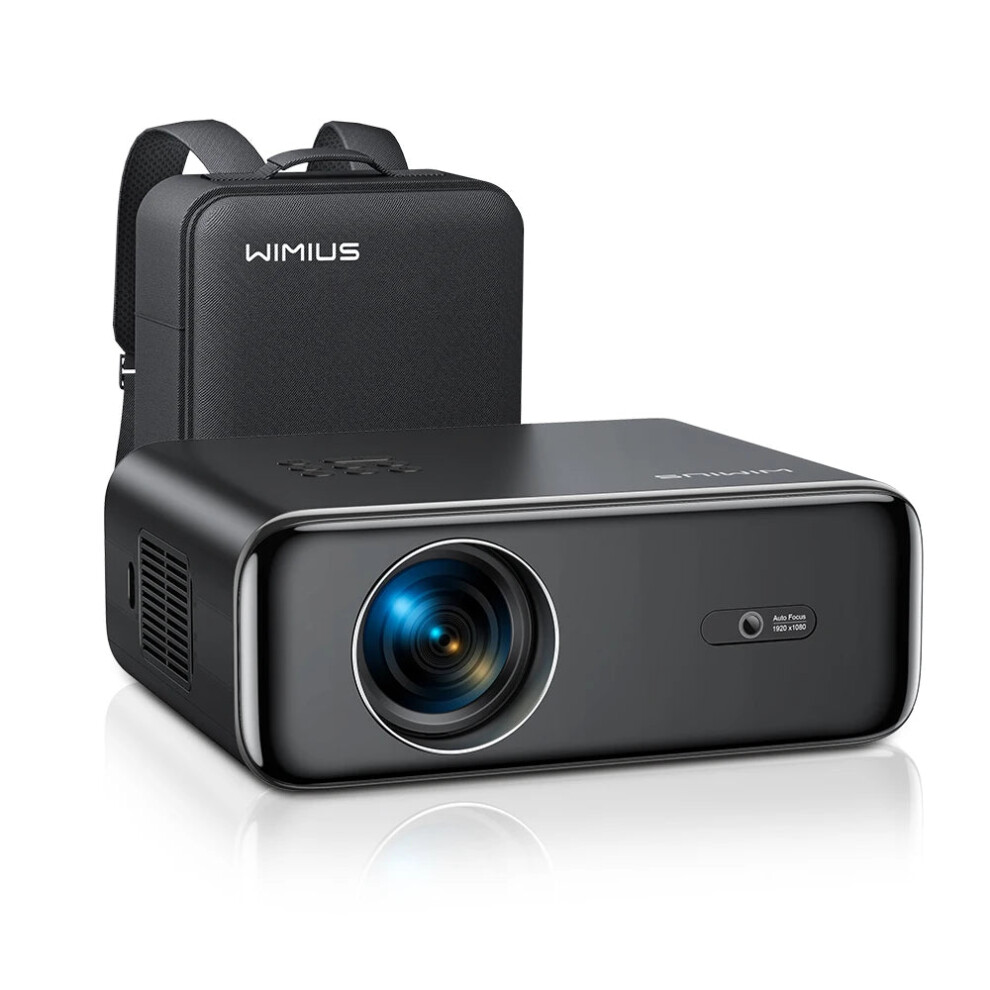 Wimius 4K Projector: 26000 Lumens, Full Hd 1080P, Auto-Focus Keystone, Wifi 6 & Bluetooth Home Theater 7445039671686