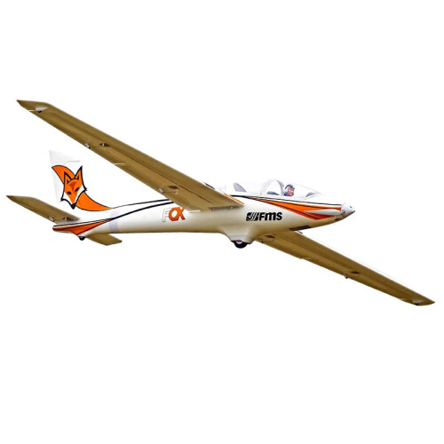 FMS Giant Glider 3000mm Fox RC Plane - Super Large Hand-Throwing Takeoff, Fixed Wing Model