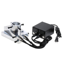 Premium 4x7 Inch Rosin Press Plate Kit with 4 Heating Rods & Dual PID Temperature Controller for DIY 10-20 Ton Press