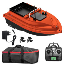 D16 GPS Fishing Bait Boat with Large Container & 500m Remote Range + Carry Bag for Outdoor Angling