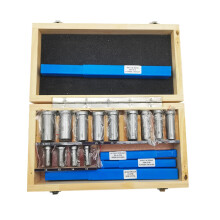 22-Piece Metric HSS Keyway Broaches & Bushing Shim Set for CNC Machines