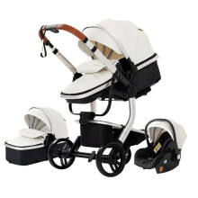 3-in-1 Lightweight Baby Stroller with Bassinet - Compact Travel Carriage & Trolley