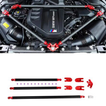 BMW G80 M3/G82 G83 M4/G87 M2 Dry Carbon Fiber Engine Strut Bar Balance Brace (2021-2024)
