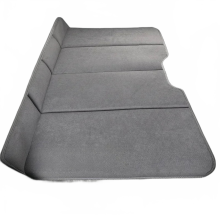 Luxury Chenille Foldable Car Travel Bed - Non-Inflatable Mattress for Camping & Vehicle Comfort
