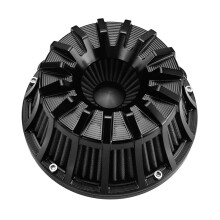 Premium CNC Crafts Intake Air Cleaner Filter for Harley Touring, Softail, Dyna Twin Cam (2008-2017) - 10-Inch Inverted Throttle by Wire