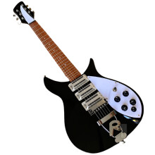 325 Electric Guitar with R Tailpiece Bridge, 3 Mini Humbucker Pickups, 20.75 Scale Length, Black Finish